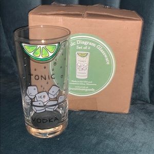 NWT uncommon goods cocktail glasses
